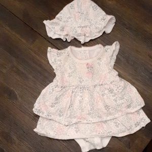 🥰 Baby Girls Dress with Hat